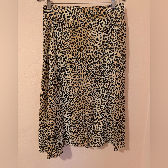 Faithful the Brand Valois Leopard Print Midi Skirt Size 8 - Picture 6 of 10